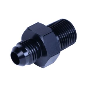 Straight AN fitting, straight NPT fitting, 3/8" npt x -6AN male