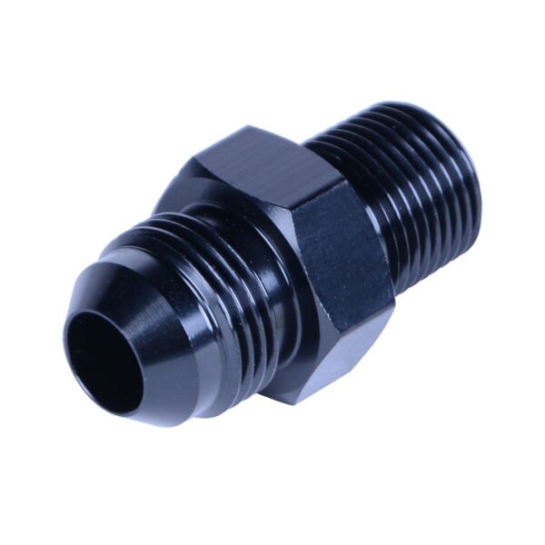 Straight AN fitting, straight NPT fitting, 3/8" npt x -8AN male