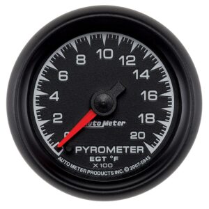 2-1/16 in. PYROMETER, 0-2000 Fahrenheit, ES