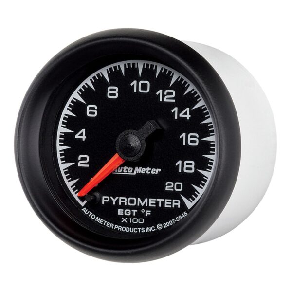 2-1/16 in. PYROMETER, 0-2000 Fahrenheit, ES