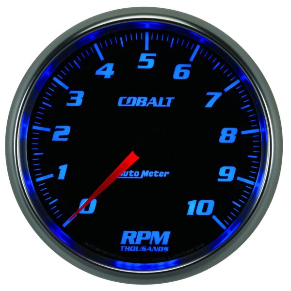 5 in. IN-DASH TACHOMETER, 0-10,000 RPM, COBALT