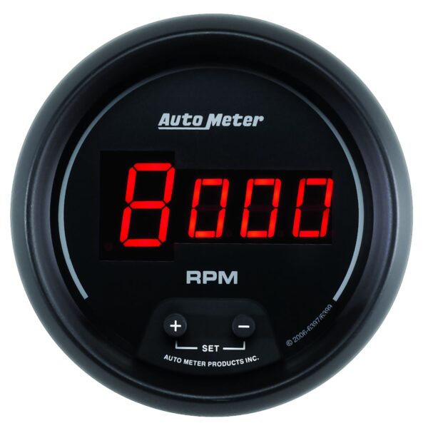 3-3/8 in. IN-DASH TACHOMETER, 0-10,000 RPM, SPORT-COMP DIGITAL