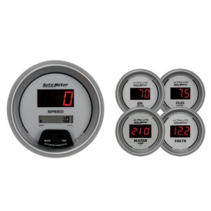 5 PC. GAUGE KIT, 3-3/8 in. & 2-1/16 in. , ULTRA-LITE DIGITAL