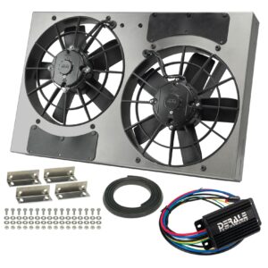 Powerpack - High Output Dual 11" RAD Fan/Alum Shroud Kit w/ PWM Controller