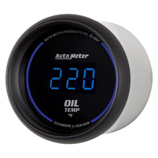 2-1/16 in. OIL TEMPERATURE, 0-340 Fahrenheit, COBALT DIGITAL
