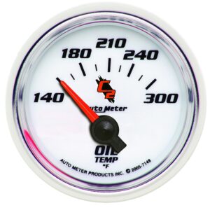 2-1/16 in. OIL TEMPERATURE, 140-300 Fahrenheit, C2