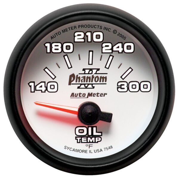 2-1/16 in. OIL TEMPERATURE, 140-300 Fahrenheit, PHANTOM II