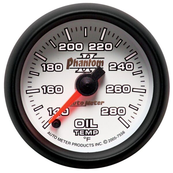 2-1/16 in. OIL TEMPERATURE, 140-280 Fahrenheit, PHANTOM II