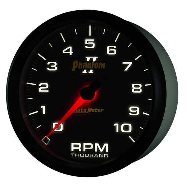 5 in. IN-DASH TACHOMETER, 0-10,000 RPM, PHANTOM II