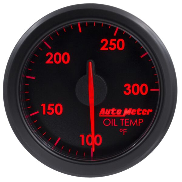2-1/16 in. OIL TEMP, 100-300`F, AIRDRIVE, BLACK