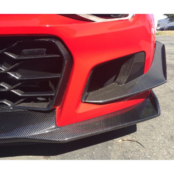 Anderson Composites, AC-ADB17CHCAMZL-LE, Type-LE carbon fiber air duct bezels for 2017-2021 Chevrolet Camaro ZL1 1LE