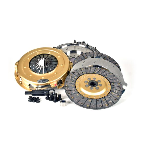 Centerforce SST 10.4, Multi=Disc Clutch and Flywheel Kit, 44.65 lbs, 153 Tooth Gear, 6 Bolt Crank, 925 ft/lbs Capacity, 10.4in Dia., 10-Spline, Fits Chevrolet/GMC Cars and Trucks 8 Cyl