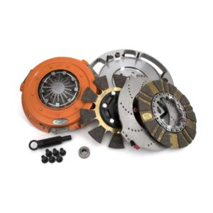 Centerforce DYAD ? DS 10.4, Multi-Disc Clutch and Flywheel Kit, 184 Tooth Gear, 24 in/oz Externally Balanced, 6 Bolt Crank, 10.4in Dia., 26-Spline, Fits Ford F-250 and F-350 7.5L