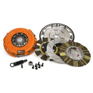 Centerforce DYAD ? DS 10.4, Multi-Disc Clutch and Flywheel Kit, 157 Tooth Gear, 50.0 in/oz Externally Balanced, 6 Bolt Crank, 1300 ft/lbs Capacity, 10.4in Dia., 26-Spline, Fits Ford Mustang 5.0L