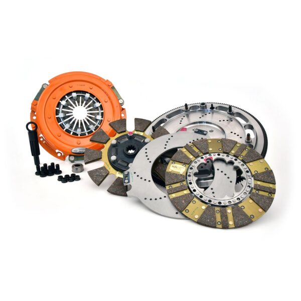 Centerforce DYAD ? DS 10.4, Multi-Disc Clutch and Flywheel Kit, 184 Tooth Gear, 6 Bolt Crank, 1300 ft/lbs Capacity, 10.4in Dia., 10-Spline, Fits Ford Cars 7.0L