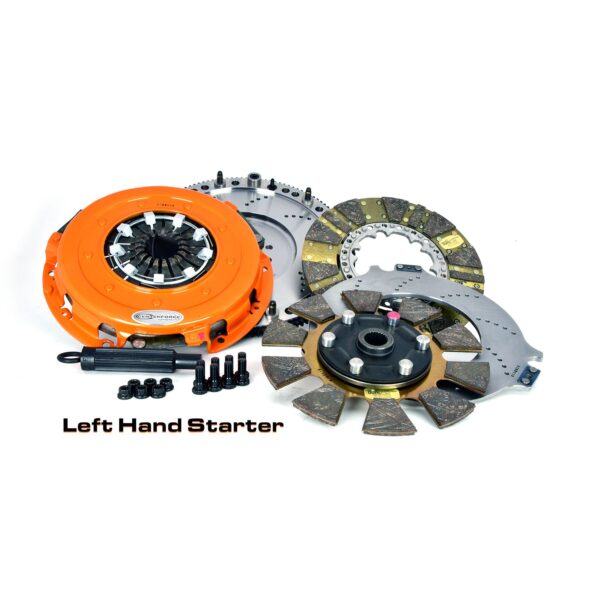 Centerforce DYAD ? DS 10.4, Multi-Disc Clutch and Flywheel Kit, 130 Tooth Gear, 0 in/oz Internally Balanced, 8 Bolt Crank, 10.4in Dia., 26-Spline, Fits Dodge s Crate Engines & Swaps Gen III HEMI 8 Cyl
