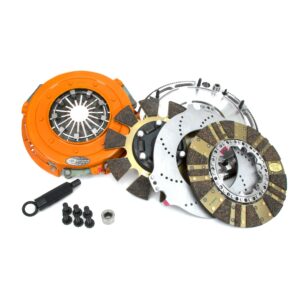 Centerforce DYAD ? DS 10.4, Multi-Disc Clutch and Flywheel Kit, 168 Tooth Gear, 33.0 in/oz Externally Balanced, 6 Bolt Crank, 1300 ft/lbs Capacity, 10.4in Dia., 26-Spline, Fits Chevrolet/GMC Cars and Trucks 7.4L