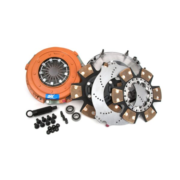 Centerforce DYAD ? XDS 10.4, Extreme Multi-Disc Clutch and Flywheel Kit, 53.20 lbs, 168 Tooth Gear, 0 in/oz Internally Balanced, 8 Bolt Crank, 10.4in Dia., 26-Spline, Fits Chevrolet Camaro and Corvette 6.2L