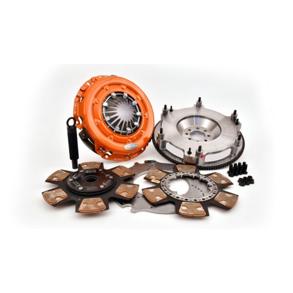 Centerforce DYAD ? XDS 10.4, Extreme Multi-Disc Clutch and Flywheel Kit, 130 Tooth Gear, 0 in/oz Internally Balanced, 8 Bolt Crank, 1450 ft/lbs Capacity, 10.4in Dia., 26-Spline, Fits Dodge Challenger 8 Cyl