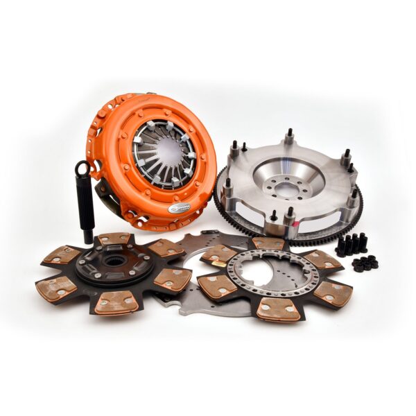 Centerforce DYAD ? XDS 10.4, Extreme Multi-Disc Clutch and Flywheel Kit, 130 Tooth Gear, 0 in/oz Internally Balanced, 8 Bolt Crank, 1450 ft/lbs Capacity, 10.4in Dia., 26-Spline, Fits Dodge Challenger 8 Cyl