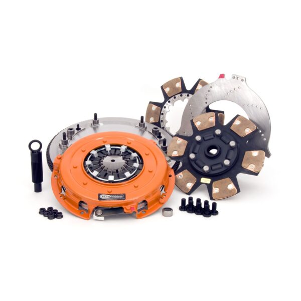 Centerforce DYAD ? XDS 10.4, Extreme Multi-Disc Clutch and Flywheel Kit, 55.80 lbs, 152 Tooth Gear, 0 in/oz Internally Balanced, 8 Bolt Crank, 1600 ft/lbs Capacity, 10.4in Dia., 26-Spline, Fits Dodge Viper 8.0L