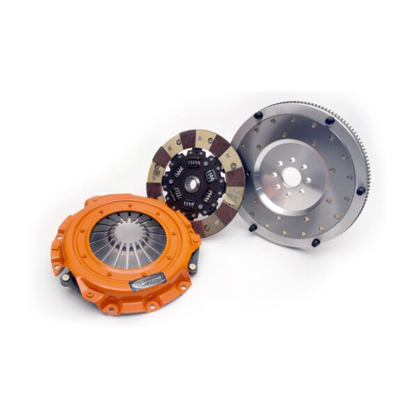 Centerforce Dual Friction ?, High Performance Clutch Pressure Plate, High Performance Disc, High Performance and Flywheel Set, 135 Tooth Gear, 0 in/oz Internally Balanced, 8 Bolt Crank, 345 ft/lbs Capacity, 9.125in Dia., 14-Spline, Fits Chevrolet/Saturn Cobalt and Ion Red Line 2.0L