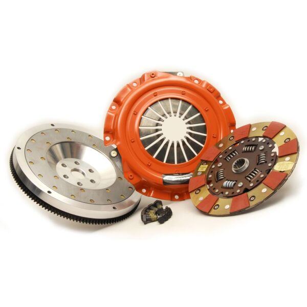 Centerforce Dual Friction ?, High Performance Clutch Pressure Plate, High Performance Disc, High Performance and Flywheel Set, 345 ft/lbs Capacity, 9.125in Dia., 14-Spline