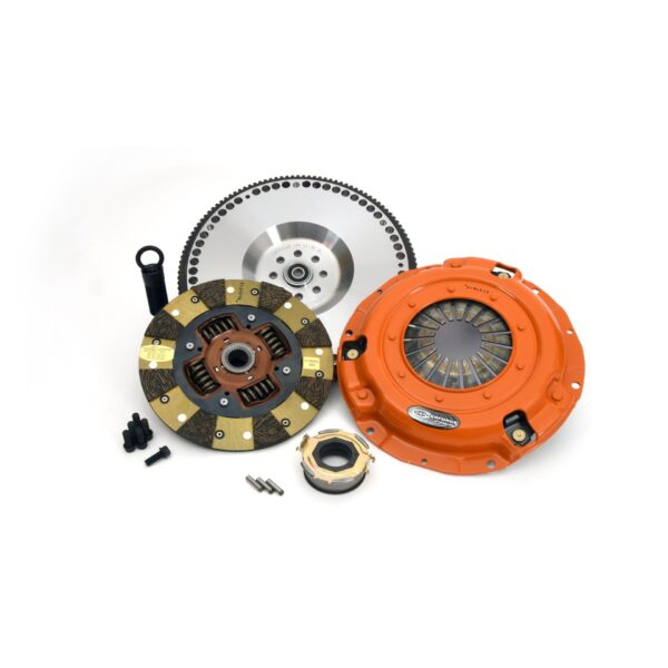 Centerforce Dual Friction ?, High Performance Clutch and Flywheel Kit, 27.55 lbs, 124 Tooth Gear, 8 Bolt Crank, 8.875in Dia., 24-Spline, Fits Scion/Subaru/Toyota Cars 2.0L