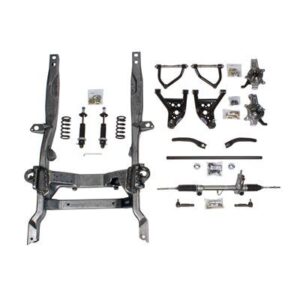 Detroit Speed Bare Hydroformed Subframe - Double Adjustable Shocks - SBC/LS