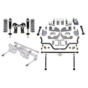 Detroit Speed QuadraLink Rear Suspension Kit - 3 in. Axle Housing - Base Shocks