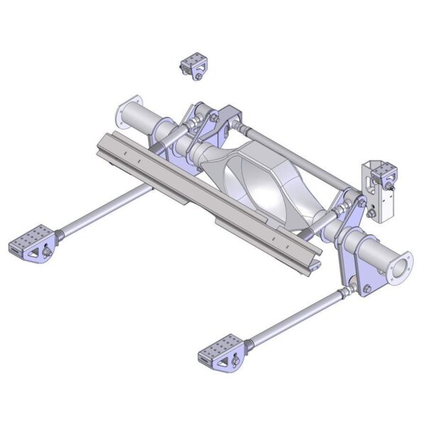 Detroit Speed X-Gen Universal QuadraLink Rear Suspension Kit - Staggered