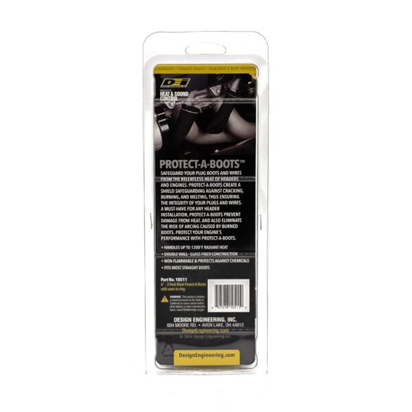 DEI 10511 Protect-A-Boot 6" Black 2-Pack 010511