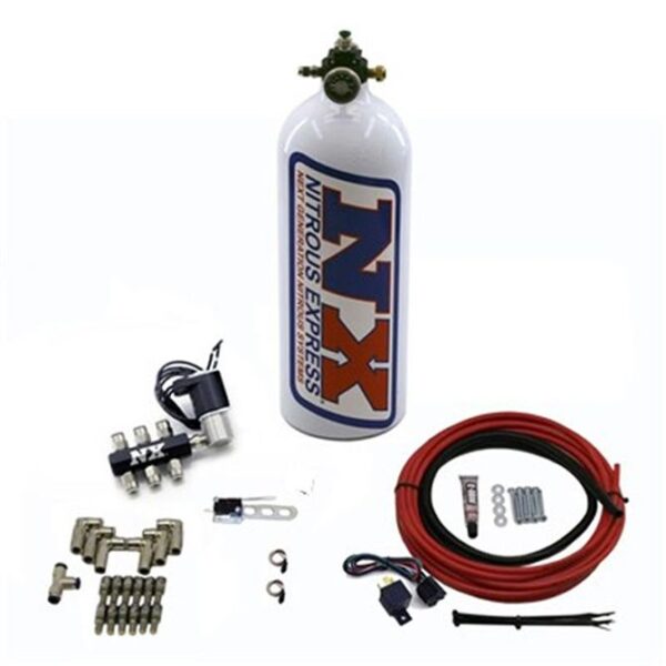 Nitrous Express PUMPLESS DIRECT PORT WATER METHANOL, 6 CYLINDER