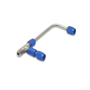 Nitrous Express 4500 Gemini SS SOLENOID TO PLATE CONNECTORS (Black) Old style plate