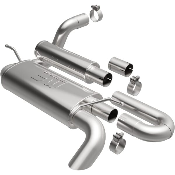 MagnaFlow 2018-2025 Jeep Wrangler Overland Series Axle-Back Performance Exhaust System