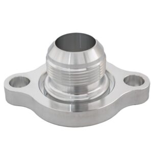 Water Neck, Chevy, LS Engine, Straight, Two Piece, Billet, -20AN, Clearcoat