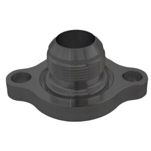 Water Neck, Small Block Ford 289/302/351W; Black; 20AN