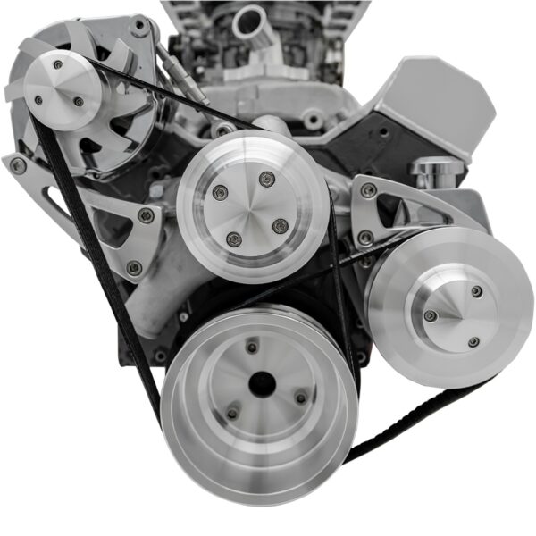 Small Block Chevy Ultra Serpentine Conversion System (PS/ALT)