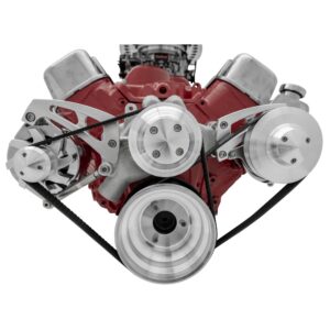 Big Block Chevy Serpentine Conversion - Chrome Accessories, PS & ALT