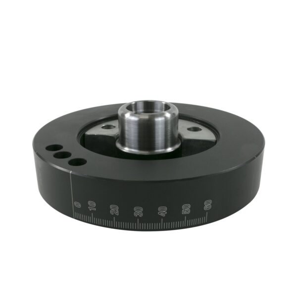 TSP Harmonic Balancer/Damper; Chevy Small Block 400; Satin Black 6 3/4"