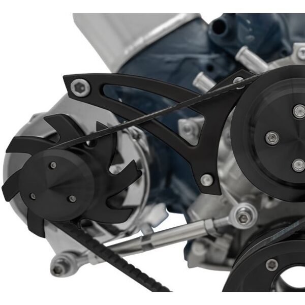 Small Block Ford Alternator Bracket - 351W - Early - Black
