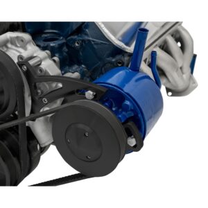 Small Block Ford Alternator Bracket - 351W - Late - Black