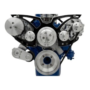 Ford 351 Cleveland Serpentine System - AC & ALT