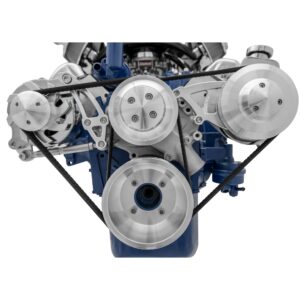 Ford 351 Cleveland Serpentine Conversion Ultra - PS-Saginaw