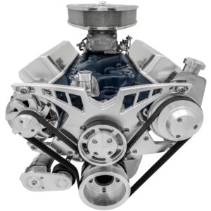 Small Block Ford Pro-Track Serpentine System - PS & ALT - Chrome