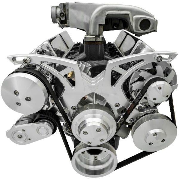 Small Block Ford 5.0L Serpentine System - AC & PS