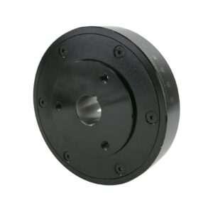TSP Harmonic Balancer/Damper; Chevy Small Block 262-350; Gloss Black 6 3/4"