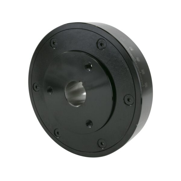TSP Harmonic Balancer/Damper; Chevy Small Block 262-350; Gloss Black 6 3/4"