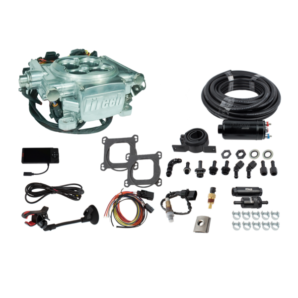 Go EFI 4 600 HP Power Adder Bright Aluminum EFI System