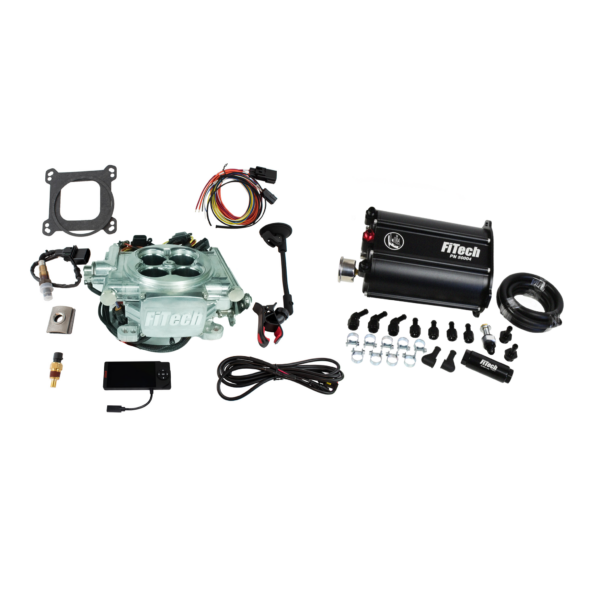 Go EFI 4 600 HP Power Adder Bright Aluminum EFI System